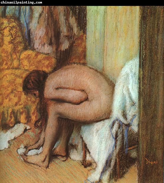 Edgar Degas Nude Woman Drying her Foot