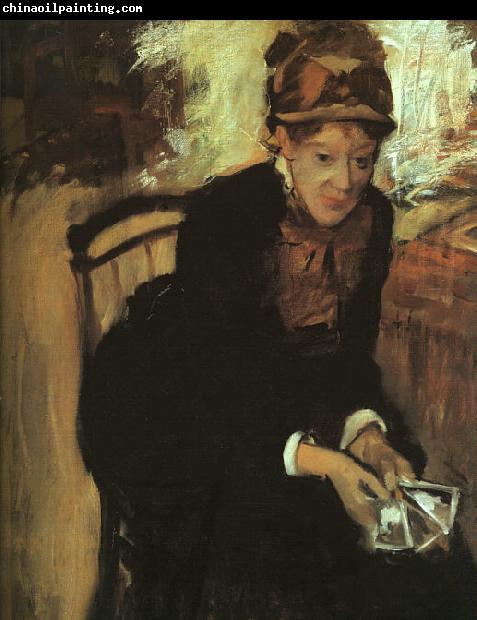 Edgar Degas Portrait of Mary Cassatt