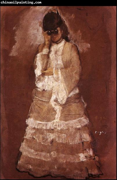 Edgar Degas Woman with Opera Glasses