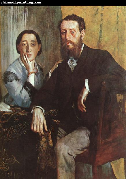 Edgar Degas The Duke and Duchess Morbilli