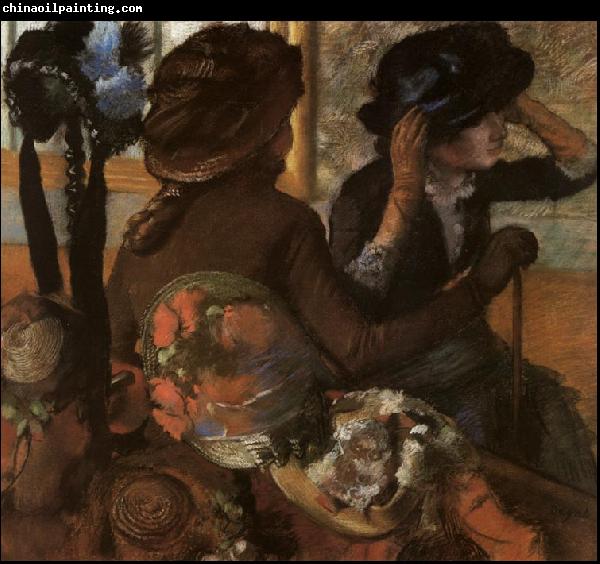 Edgar Degas At the Milliner's