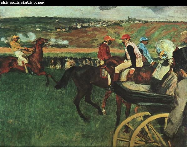 Edgar Degas At the Races