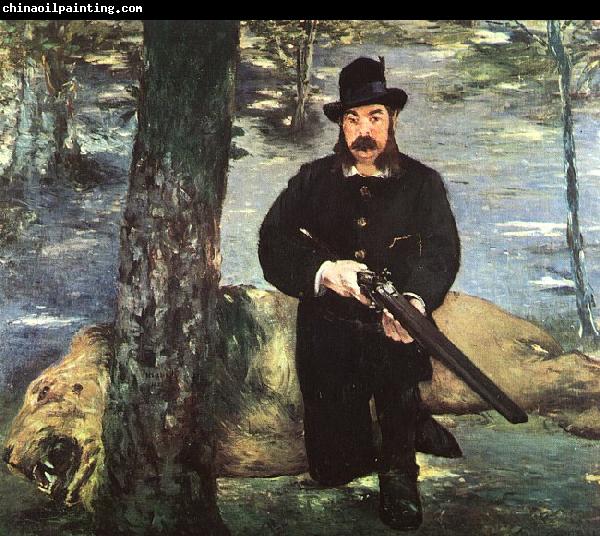 Edouard Manet Pertuiset, Lion Hunter