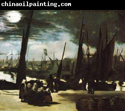 Edouard Manet Moonlight over the Port of Boulogne