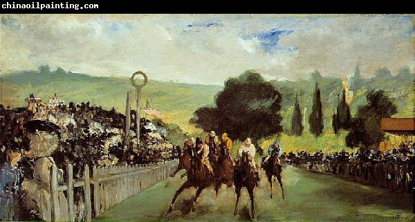 Edouard Manet Course De Chevaux A Longchamp