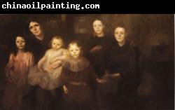 Eugene Carriere The Painter's Family