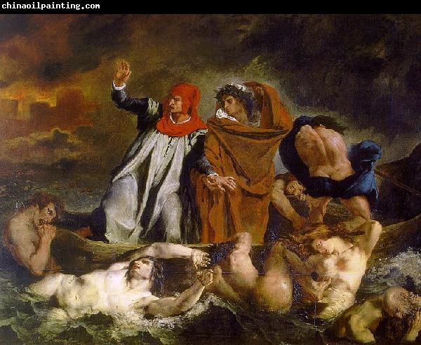 Eugene Delacroix The Barque of Dante