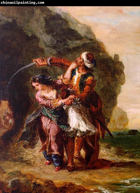 Eugene Delacroix The Bride of Abydos