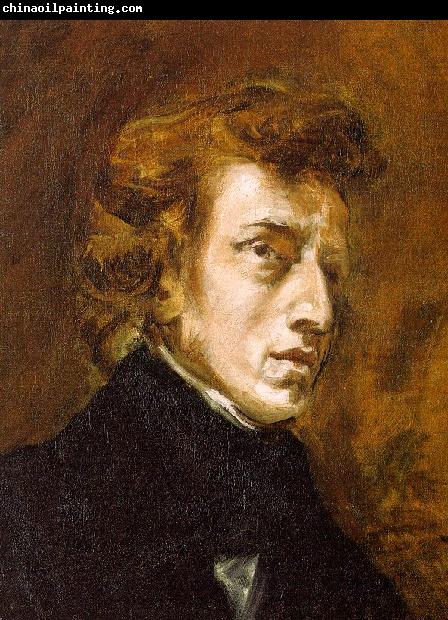 Eugene Delacroix Portrait of Frederic Chopin