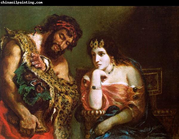 Eugene Delacroix Cleopatra and the Peasant