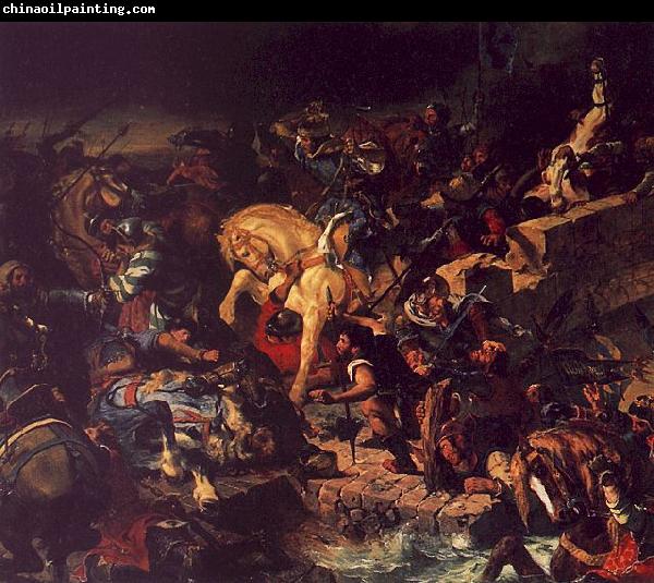 Eugene Delacroix The Battle of Taillebourg