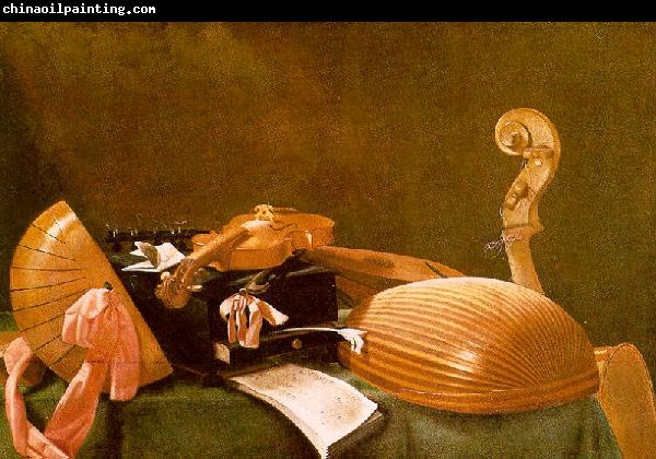 Evaristo Baschenis Still Life of Musical Instruments