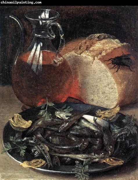 FLEGEL, Georg Still-life with Fish dfgw