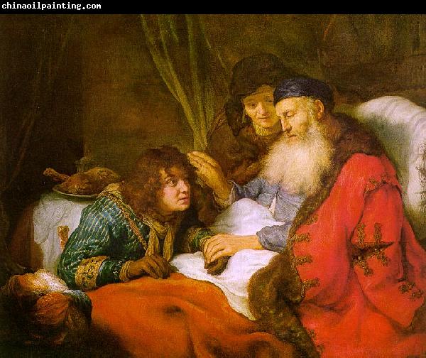 FLINCK, Govert Teunisz. Isaac Blessing Jacob dfg