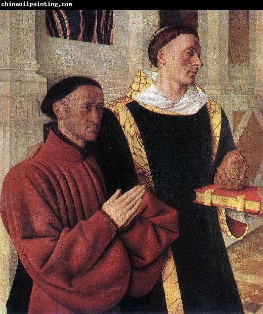 FOUQUET, Jean Estienne Chevalier with St Stephen dfhj