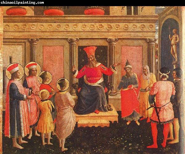 Fra Angelico Saints Cosmas and Damian with their Brothers before Lycias