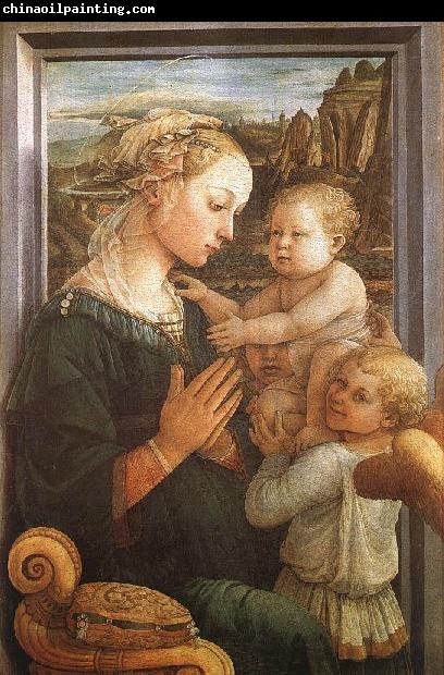 Fra Filippo Lippi Madonna and Child with Two Angels