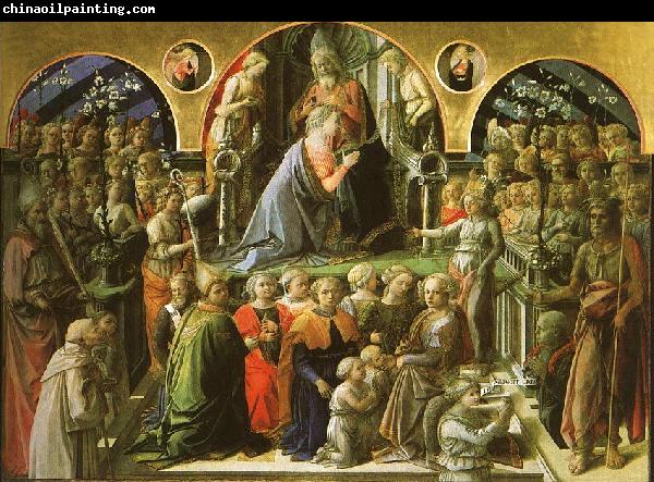 Fra Filippo Lippi The Coronation of the Virgin