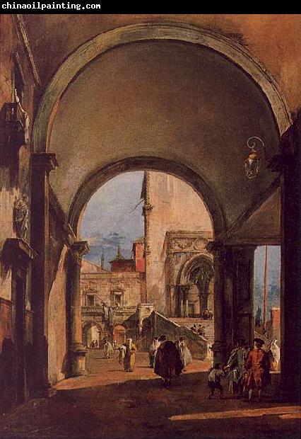 Francesco Guardi An Architectural Caprice