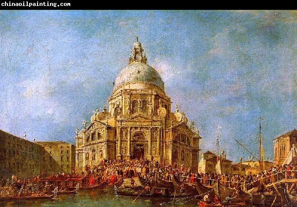 Francesco Guardi The Doge of Venice goes to the Salute on 21 November to Commemorate the end of the Plague of 1630