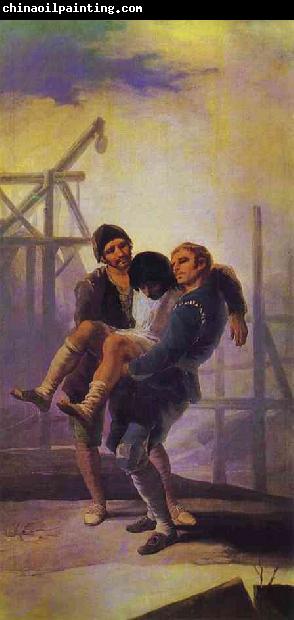 Francisco Jose de Goya The Injured Mason