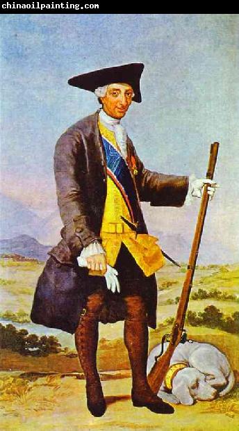 Francisco Jose de Goya Charles III in Hunting Costume