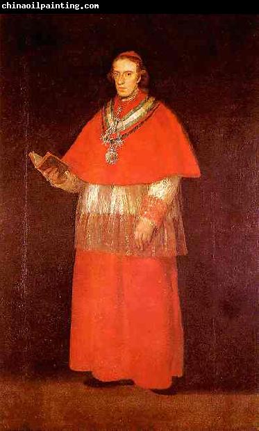 Francisco Jose de Goya Cardinal Luis Maria Borbon y Vallabriga.