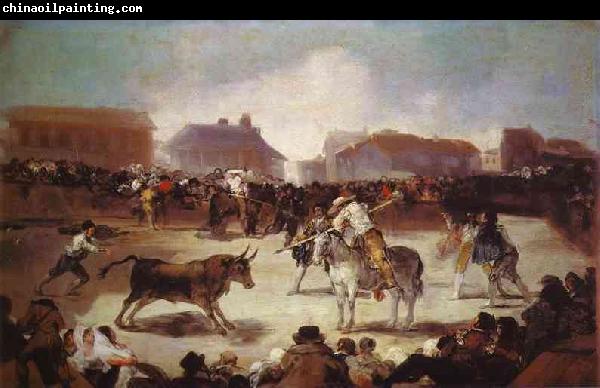 Francisco Jose de Goya A Village Bullfight