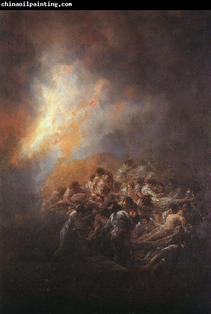 Francisco de Goya The Fire