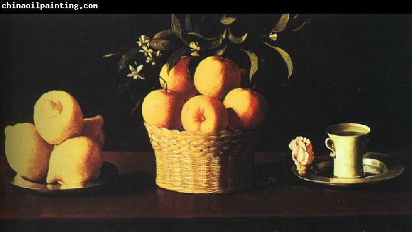 Francisco de Zurbaran Still Life with Oranges and Lemons