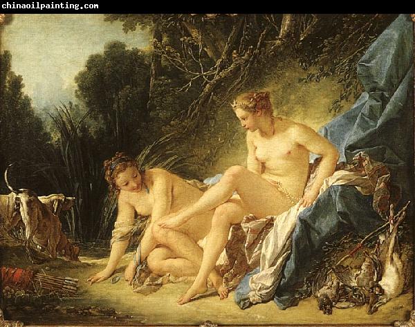 Francois Boucher Diana Leaving her Bath