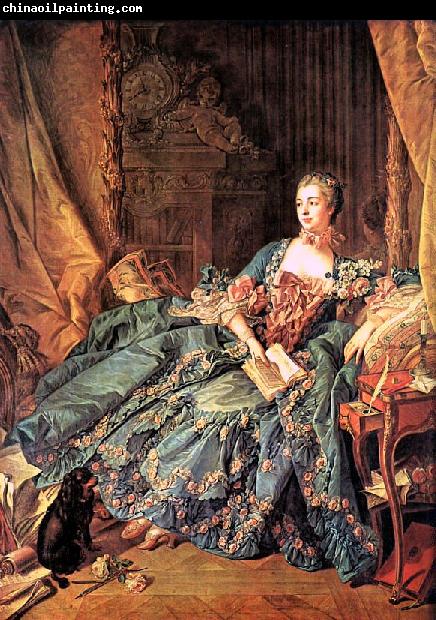 Francois Boucher The Marquise de Pompadour