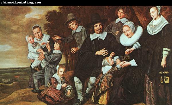 Frans Hals A Family Group in a Landscape