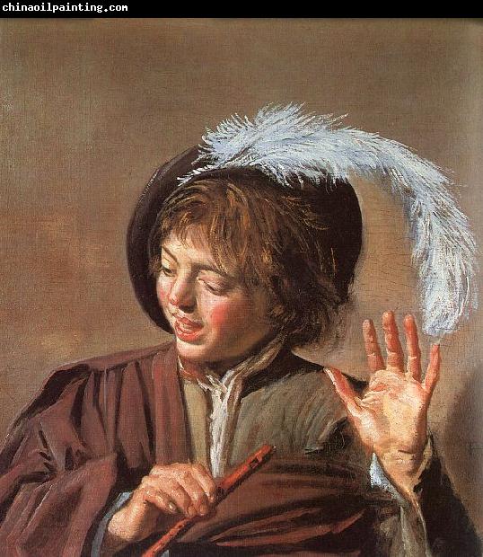 Frans Hals Singing Boy with a Flute