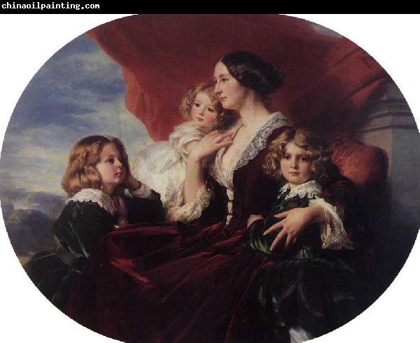 Franz Xaver Winterhalter Elzbieta Branicka, Countess Krasinka and her Children