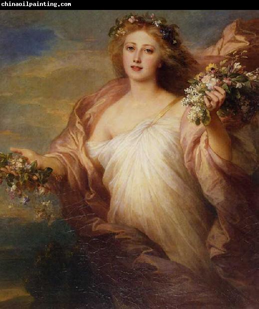 Franz Xaver Winterhalter Spring  Der Frubling