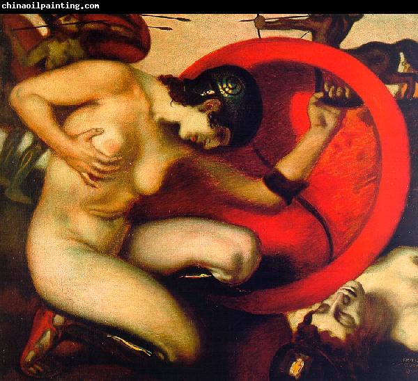 Franz von Stuck Wounded Amazon