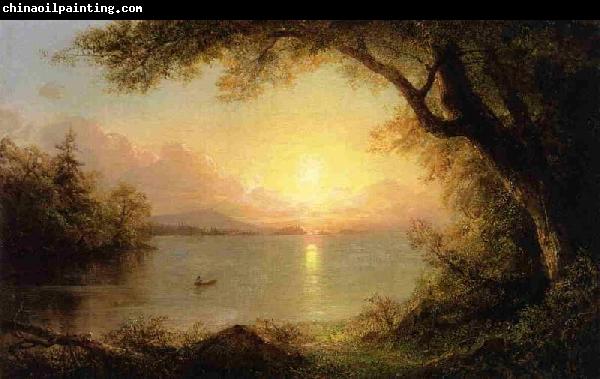 Frederic Edwin Church Lake Scene