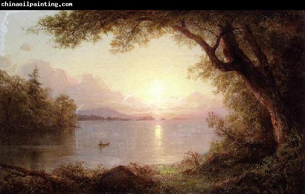 Frederic Edwin Church Landscape in the Adirondacks