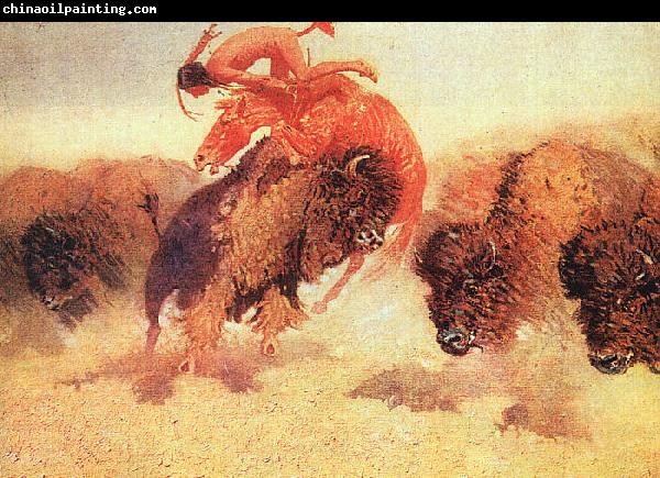 Frederick Remington The Buffalo Runner