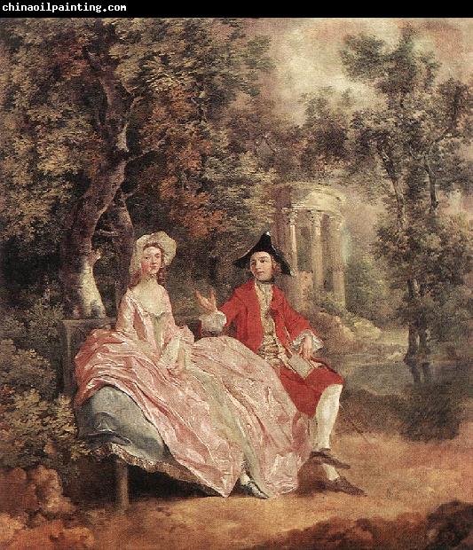 GAINSBOROUGH, Thomas Conversation in a Park sd