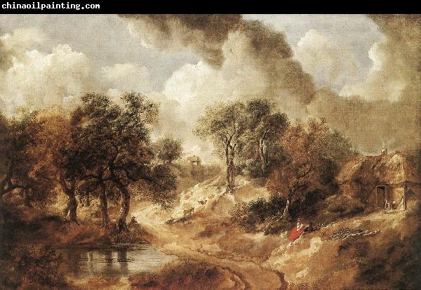 GAINSBOROUGH, Thomas Landscape in Suffolk sdg