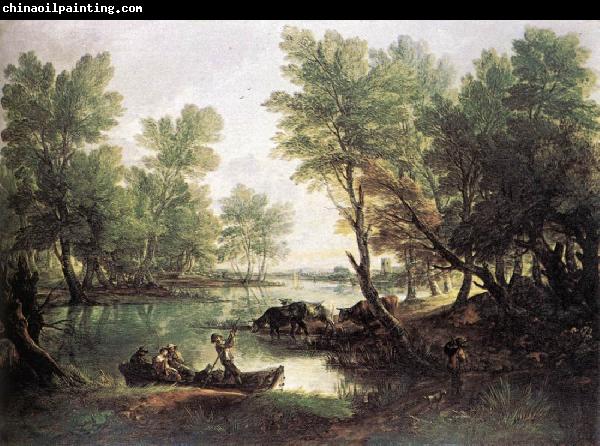 GAINSBOROUGH, Thomas River Landscape dg