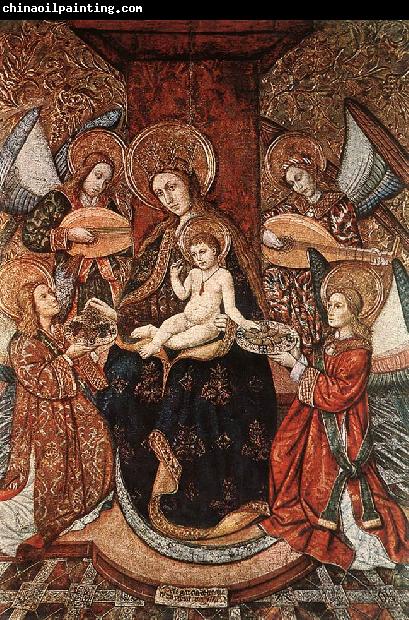 GARCIA, Pere Madonna with Music-Making Angels dfg