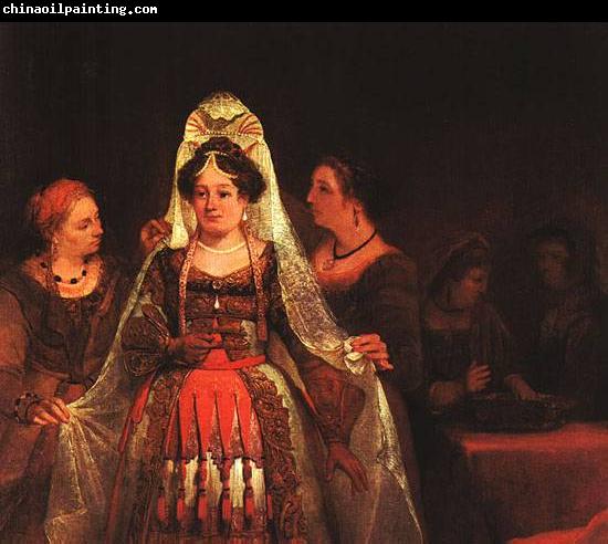 GELDER, Aert de The Jewish Bride (Esther Bedecked)  sdg