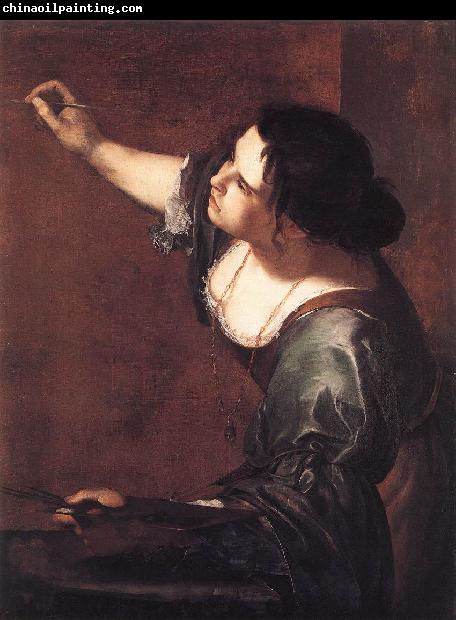 GENTILESCHI, Artemisia Self-Portrait as the Allegory of Painting fdg