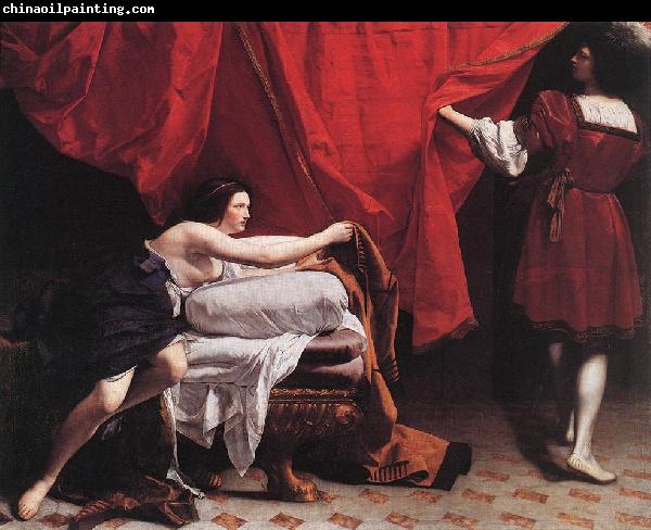 GENTILESCHI, Orazio Joseph and Potiphar's Wife