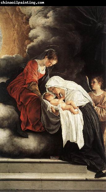 GENTILESCHI, Orazio The Vision of St Francesca Romana sdg