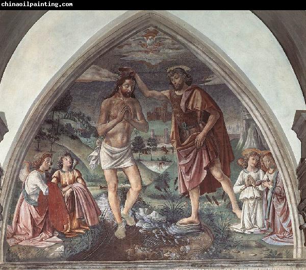 GHIRLANDAIO, Domenico Baptism of Christ dfg