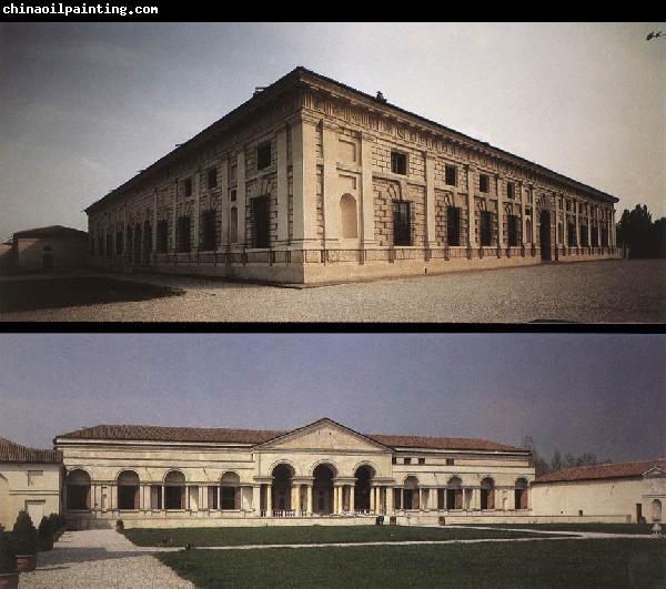 GIRARDON, Francois Facade and courtyard view dg